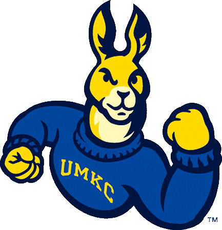 UMKC Kangaroos logos iron-ons